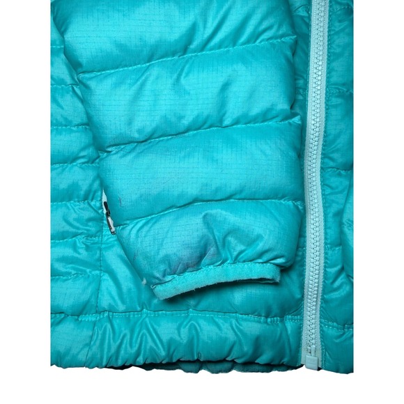 Patagonia Womens XXS Down Jacket Teal Insulated Lightweight - Picture 8 of 8